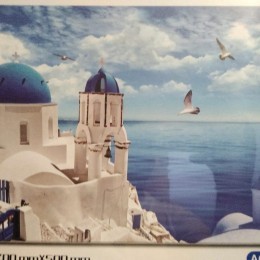 Rompecabezas 1000 Pz, Santorini , Marca Hao Xiang. Ll1