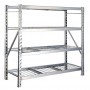 Rack estante industrial de acero 4 repisas